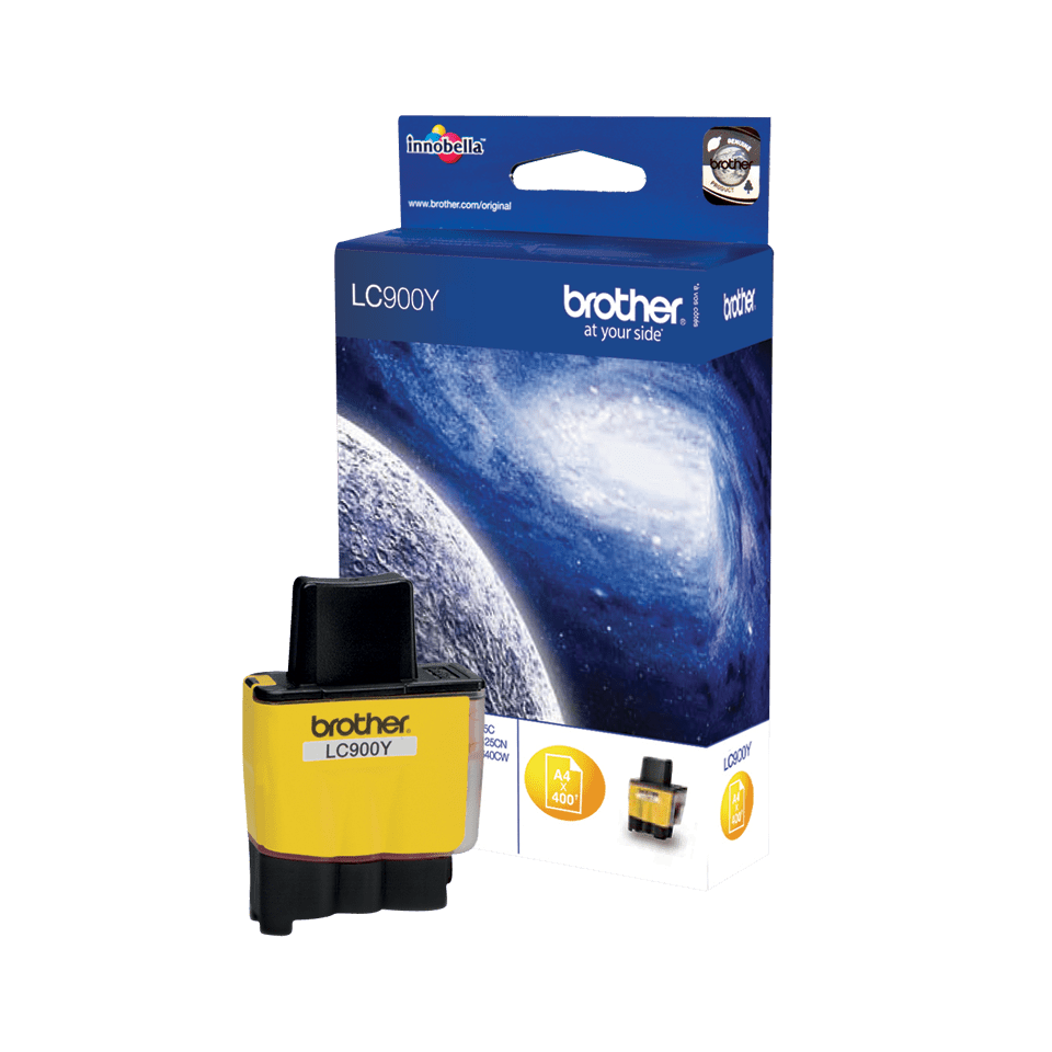 Genuine Brother LC900Y Ink Cartridge – Yellow